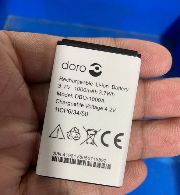 1000mAh Original Quality Phone Battery for Doro DBO-1000A Best Rechargeable Batteries for Mobile Phone From Factory