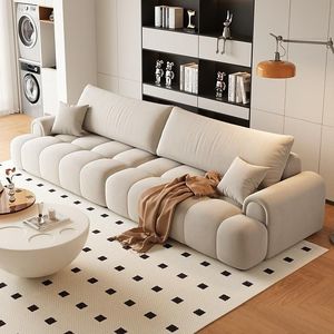 Divano Sezionale <span class=keywords><strong>Moderno</strong></span> di Lusso a Due Posti Trapuntato, Set <span class=keywords><strong>Arredamento</strong></span> <span class=keywords><strong>Soggiorno</strong></span> Cloud <span class=keywords><strong>per</strong></span> Casa o Appartamento, Tipo Letto Singolo - Product Image 2