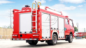 Véhicule de pompiers haut de gamme, 2000 litres, petit camion de pompiers, véhicule de sauvetage durable pour les rues étroites urbaines - Product Image 6
