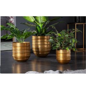 Jardinières décoratives de salon Décoration d'entrée Ensemble de trois jardinières Balcon Jardinière décorative en métal - Product Image 1
