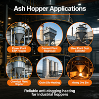 Ash Hopper MI Heizkabel, Mineralisch Isoliert, 220V/380V, 20-269W/m, Anpassbare Länge 3-120m, IP67, für Kraftwerks-Staubabscheider