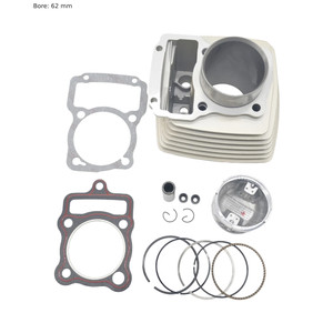 Kit cylindre-piston 62 mm pour moteur de moto Loncin CG175 - Product Image 1