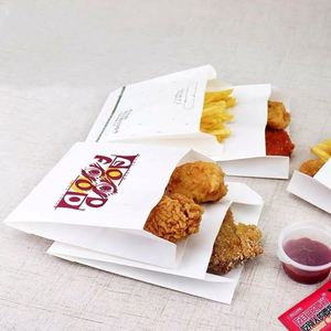 Greaseproof Paper <b>Bag</b> Packaging <b>Bags</b> French Fries Food Grade China Custom TOP OEM - Product Image 1