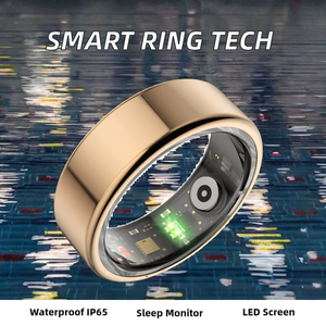 Anillo Inteligente Impermeable IP65, Monitor de Sueño, Monitor de Frecuencia Cardíaca, Sensor de Oxígeno en Sangre, Control por Aplicación IOS, Carcasa de Aleación de Acero, LED Magnético - Product Image 3