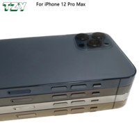 Coque arrière de remplacement pour iPhone 12 Pro Max, châssis, cadre et cache de batterie