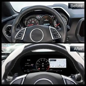 For Chevrolet Camaro 2016-2023 <b>Digital</b> Dashboard Panel GPS Speedometer Virtual Cockpit LCD Instrument Tachometer Odometer <b>Clock</b> - Product Image 3