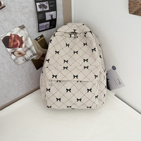 2025 été nouveau sac à dos d'étudiant de nœud de Style Preppy à la mode pour les sacs d'école d'école