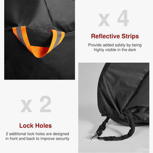 <span class=keywords><strong>Housse</strong></span> de <span class=keywords><strong>vélo</strong></span> de haute qualité imperméable contre les UV et la neige, 800D, résistante, pour le <span class=keywords><strong>transport</strong></span> de 2 vélos - Product Image 3