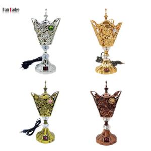 Metallo automatico Bakhoor bruciatore di incenso carbone elettrico per la casa decorativo incenso arabico bruciare - Product Image 2