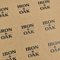 Étiquettes adhésives personnalisées avec logo imprimé - Papier kraft rond de haute qualité, anti-contrefaçon, imperméable, promotion, cadeau