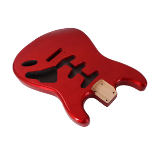 Rang Poplar <span class=keywords><strong>Guitar</strong></span> Điện Cơ Thể ST phong cách SSS màu đỏ lấp lánh màu nhạc cụ dây bộ phận & phụ kiện - Product Image 6