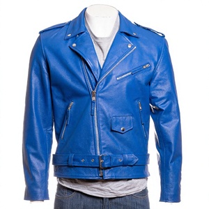 Genuine <b>Sheepskin</b> Bomber Leather <b>Jacket</b> Men Motorcycle Leather <b>Jackets</b> Brown Color Men's Leather <b>Jacket</b> For Men - Product Image 2