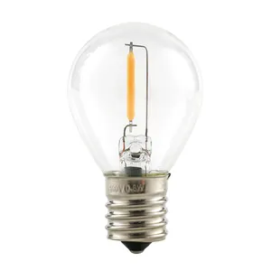 G35 s35 e17 lâmpada led pigmy, lâmpada de substituição 110v/230v, vintage, edison g40 g45 g50