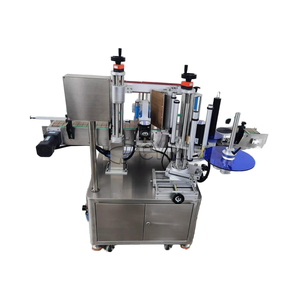 Prensa superior y barras de <span class=keywords><strong>pegamento</strong></span> cortas Botellas de plástico diarias Tarro de botella de <span class=keywords><strong>vidrio</strong></span> Máquina automática de posicionamiento y etiquetado de botellas redondas - Product Image 4