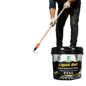 Modern Design 1.5mm Thick <b>Rubber</b>-Based WaterWall Paint Crack Repair and Anti-Leakage Exterior Wall Waterproofing for Roofs - Product Image 1
