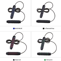 Corde à sauter en câble d'acier lesté pour la gym à domicile, fitness, unisexe, adultes et enfants, vente en gros