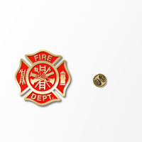 Épingles en émail doux de conception de mini pompiers personnalisés pour la commande en gros