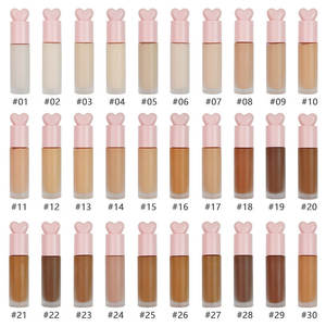 Base <span class=keywords><strong>de</strong></span> Maquillaje Facial <span class=keywords><strong>de</strong></span> Alta Calidad, Cobertura Total, Resistente al Agua, Color Crema Oscuro, Personalizable con Marca Privada, en Oferta - Product Image 6