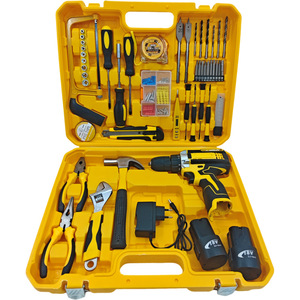 Set di Utensili Elettrici Multifunzione Senza Fili per Uso Domestico e Industriale, <span class=keywords><strong>Trapano</strong></span> e Avvitatore a Batteria al Litio con Funzione a Impatto - Product Image 4