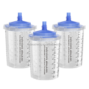 Sistema <span class=keywords><strong>de</strong></span> Vasos <span class=keywords><strong>de</strong></span> Pintura Desechables con Alimentación por Gravedad, Todo en Uno, Paquete <span class=keywords><strong>de</strong></span> 50 Vasos <span class=keywords><strong>de</strong></span> 650 ml con <span class=keywords><strong>Tapas</strong></span> y Revestimientos para Pistola <span class=keywords><strong>de</strong></span> Pintura - Product Image 4