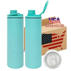 Paquete de 25 Vasos Rectos de Acero Inoxidable con Aislamiento al Vacío de Doble Pared, 20 oz, para Sublimación, con Asa, Disponibles en Almacén de EE. UU. - Product Image 2