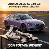 Tuyau d'échappement OEM Downipe pour Audi A5/A6/A7 C7 3.0T/2.8 en acier inoxydable – Amélioration des performances et des fonctions sportives