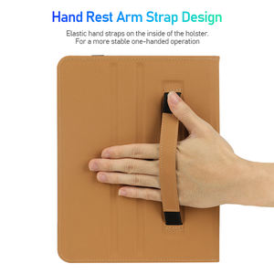 Étui universel pour tablette JUNCHI 2026 avec <span class=keywords><strong>pochette</strong></span> pour cartes, sangle de transport élastique, support double angle, housse de protection en PU+TPU - Product Image 5