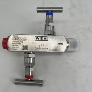 Valvola Wika Block-and-Bleed Modello IV2 per GPL/Gas Propano, Regolatore di Pressione Gas in Acciaio Inossidabile con Funzione di Chiusura e Misurazione della Pressione di Sfiato - Product Image 6