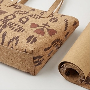Venta Directa de Fábrica, Tela de <span class=keywords><strong>Corcho</strong></span> Natural Ecológica, Material para Bolsas de <span class=keywords><strong>Papel</strong></span>, Cuero para Calzado, Tela Impermeable - Product Image 2