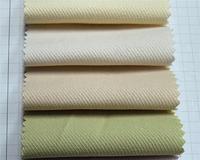 Tissu en coton sergé tissé unique, léger, doux pour la peau, respirant, pour chemises, vestes, pantalons, lignes épurées, style uni
