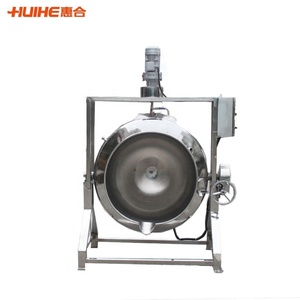 Gas Steam Electrical Vertical Tilting Jacketed Kettle Cooking Pot <strong>Boiler</strong> With Agitator - Product Image 2