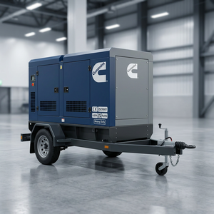 เครื่องกำเนิดไฟฟ้าดีเซล Cummins Weichai Yuchai Shangchai แบบเงียบ 100kVA 3 เฟส พร้อมระบบลดเสียงรบกวน ติดตั้งบนรถพ่วงได้ ควบคุมแบบดิจิตอล - Product Image 4