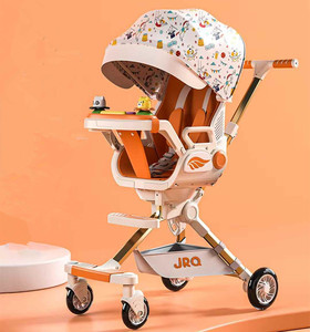 รถเข็นเด็กอเนกประสงค์รุ่นใหม่ปี <span class=keywords><strong>2026</strong></span> โครงอะลูมิเนียมอัลลอยด์ เบาะนั่งขนาดใหญ่ขึ้น สายรัดนิรภัยแบบห้าจุด พร้อมไฟและเสียงเพลง - Product Image 6