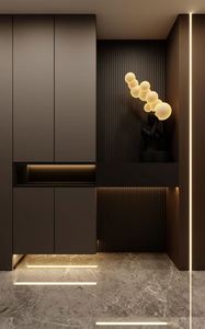 Armoire à chaussures d'entrée maison étagère à chaussures en bois massif de grande capacité armoire à chaussures armoire de rangement - Product Image 3