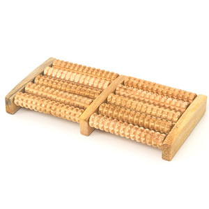 Outils de massage <span class=keywords><strong>pas</strong></span> chers, rouleau de massage pour les pieds en bois, massage des pieds en bois, artisanat en bambou - Product Image 4