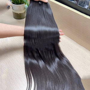 Extensiones de cabello humano virgen 100% sin procesar de alta calidad, doble hueso estirado, recto, Vietnam, onda Natural, onda profunda suelta - Product Image 3