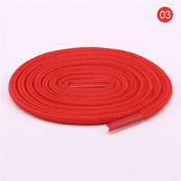 Vente en gros 5mm 31 couleurs Polyester lacets ronds adaptés aux chaussures baskets blanc cassé lacets de chaussures