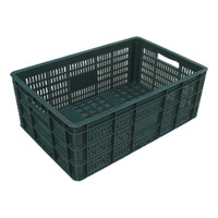 Caisse et panier de stockage alimentaire en plastique maillé empilable et recyclable 600*400*120mm – Contenants en plastique pour fruits et aliments