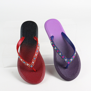 Plage été femmes pantoufles chaussures basses femmes tongs pantoufles pour sortie - Product Image 2