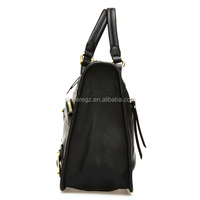 Sac fourre-tout décontracté de luxe en polyester pleine fleur avec fermeture éclair pour femme, idéal pour le travail et la mode