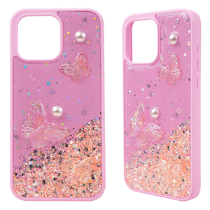 TPU + PC 2 in 1อีพ็อกซี่ทาสีวางผ้าสักหลาดพร้อมอุปกรณ์เสริมผีเสื้อเคสโทรศัพท์มีการป้องกันที่ทนทานและการออก<span class=keywords><strong>แบ</strong></span>บที่ทันสมัย - Product Image 2