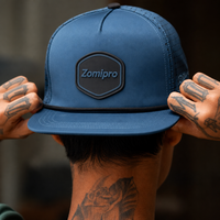 Casquette de sport pour homme à 5 panneaux, logo en caoutchouc personnalisé, casquette de baseball perforée découpée au laser, imperméable et à séchage rapide