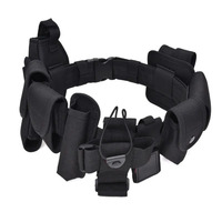 Ceintures tactiques multifonctions de haute qualité pour la sécurité, ensembles de pochettes pour lampes de poche multifonctions, kit utilitaire, ceinture de service