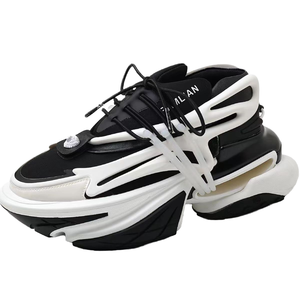 Zapatillas Unisex con Plataforma Gruesa y Cordones de Colores Mezclados, Aumentan la Estatura, Estilo Urbano de Moda Otoño/Invierno - Product Image 4