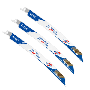 Lưỡi cưa reciprocating cắt pallet 9 inch 14TPI, lưỡi cưa <span class=keywords><strong>Sawzall</strong></span> kim loại kép siêu bền dùng cho gỗ và gỗ đóng đinh - Product Image 1