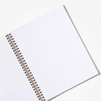 Benutzer definiertes Logo A5 Business Notebook-Set mit Spiral ring Blank gefütterte Seiten Stift-Hardcover-Stil Papier abdeckung Box verpackt