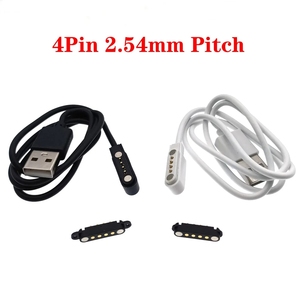 2.54 2/4/5Pin Pogo broche USB câble de charge magnétique mâle femelle PogoPin connecteur alimentation DC aimants SmartWatch Pad fil de connexion - Product Image 2