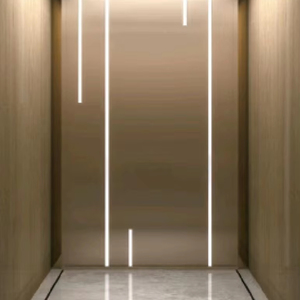 Ascenseur de passagers moderne sans engrenage de haute qualité 800 kg avec cabine en acier inoxydable pour les immeubles de bureaux en Chine - Product Image 1