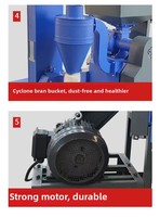 Moulin à riz automatique de meilleure qualité, élévateur, moteur diesel 22 ch, décortiqueuse de riz industrielle pour usage domestique, nouveaux composants-roulement d'écran