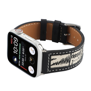 Correa de Cuero YHQ para <span class=keywords><strong>Apple</strong></span> <span class=keywords><strong>Watch</strong></span>, Deportiva, Casual, Resistente al Agua, para las Series Ultra2, SE, 42/44/45/49mm - Product Image 4